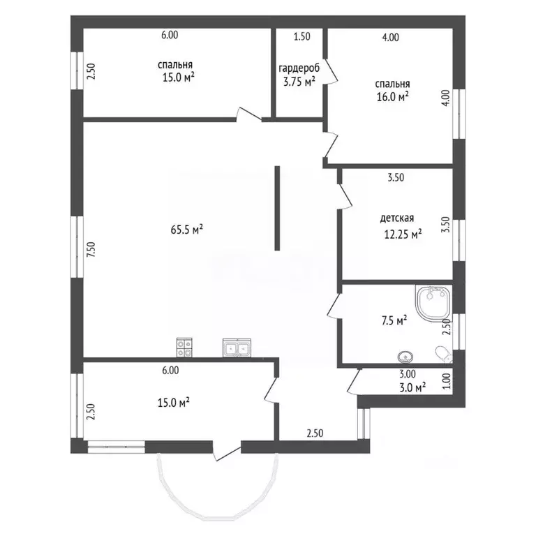 Дом в Тюменская область, Нижнетавдинский муниципальный округ, с. ... - Фото 1