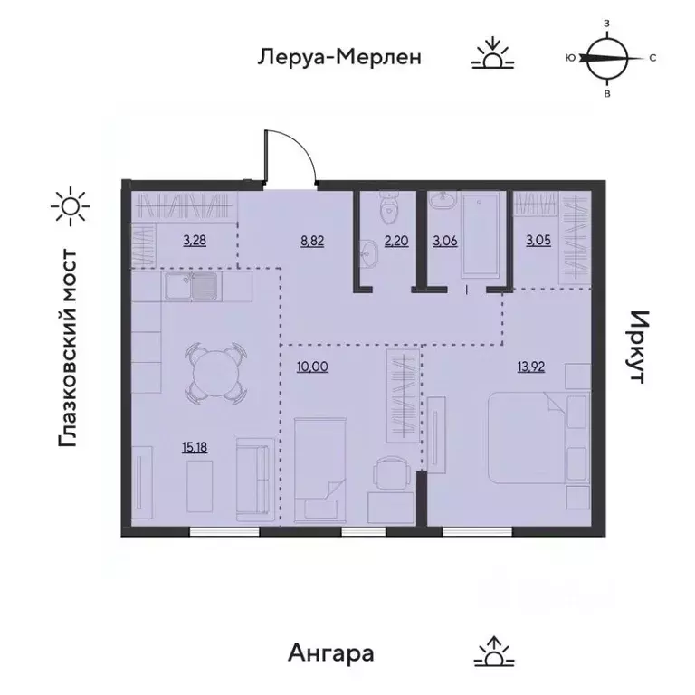 3-к кв. Иркутская область, Иркутск Затон кв-л, ул. Набережная Иркута, ... - Фото 0