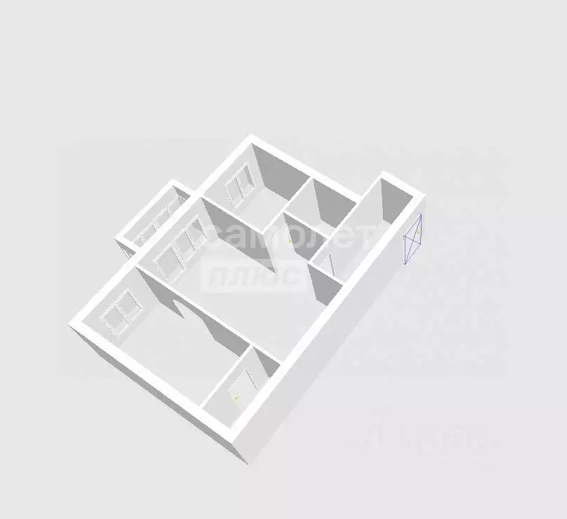 2-к кв. Калужская область, Белоусово г. Жуковский муниципальный округ, ... - Фото 2