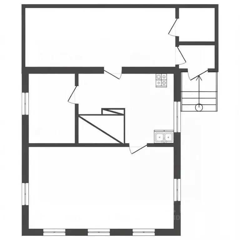 Дом в Вологодская область, Великий Устюг ул. Водников, 76 (37 м) - Фото 2
