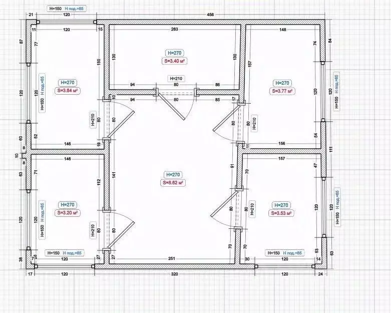 Дом в Ингушетия, Назрань ул. Цороева (130 м) - Фото 1