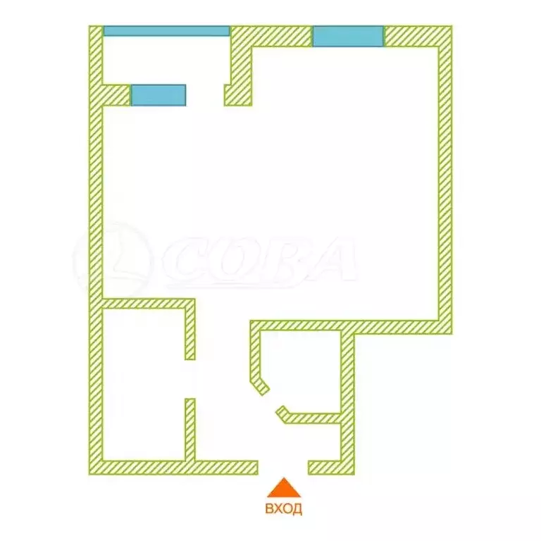 1-комнатная квартира: Тюмень, Широтная улица, 193 (45.2 м) - Фото 2