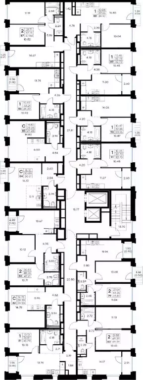 Студия Мурманская область, Мурманск Долина Уюта тер.,  (29.28 м) - Фото 2