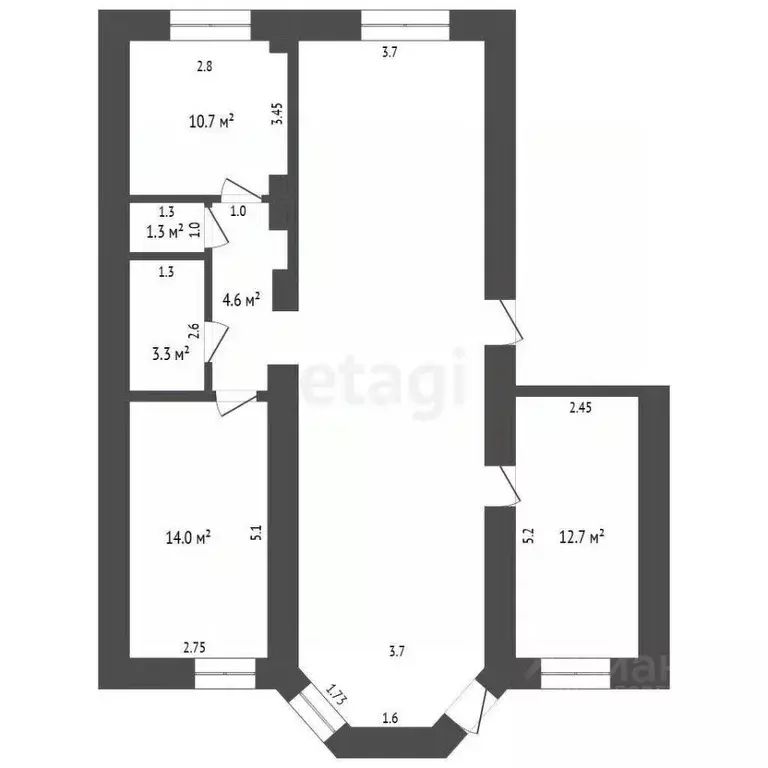 Торговая площадь в Крым, Симферополь бул. Ивана Франко (93 м) - Фото 0