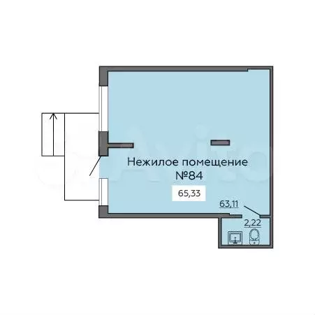 Свободного назначения, 65.33 м - Фото 1