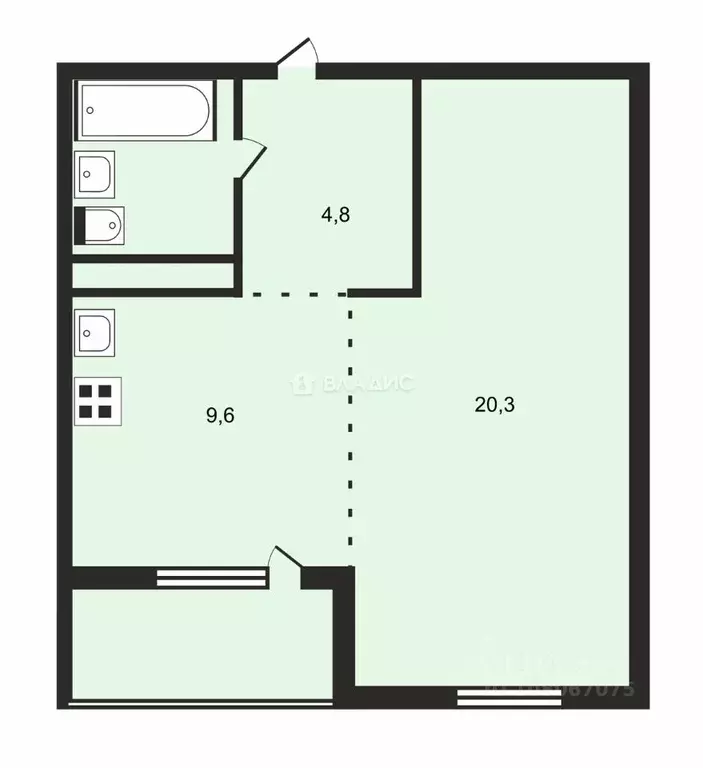 Студия Московская область, Балашиха просп. Ленина, 32а (42.7 м) - Фото 1