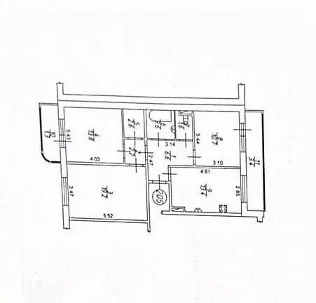 3-к кв. Омская область, Омск ул. Завертяева, 16 (73.7 м) - Фото 2