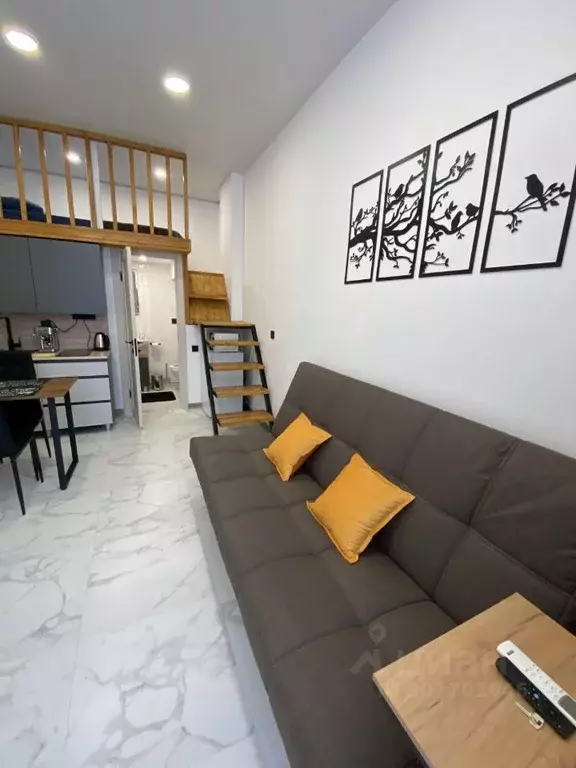 Студия Краснодарский край, Сочи Мамайка мкр, ул. Крымская, 49 (28.0 м) - Фото 1