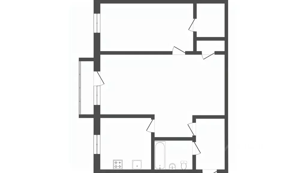 2-к кв. Тюменская область, Тюмень ул. Карла Маркса, 125 (44.2 м) - Фото 1