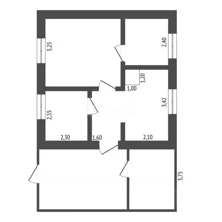 2-к кв. Амурская область, Благовещенск КПП мкр, ул. Конечная, 28 (32.8 ... - Фото 2