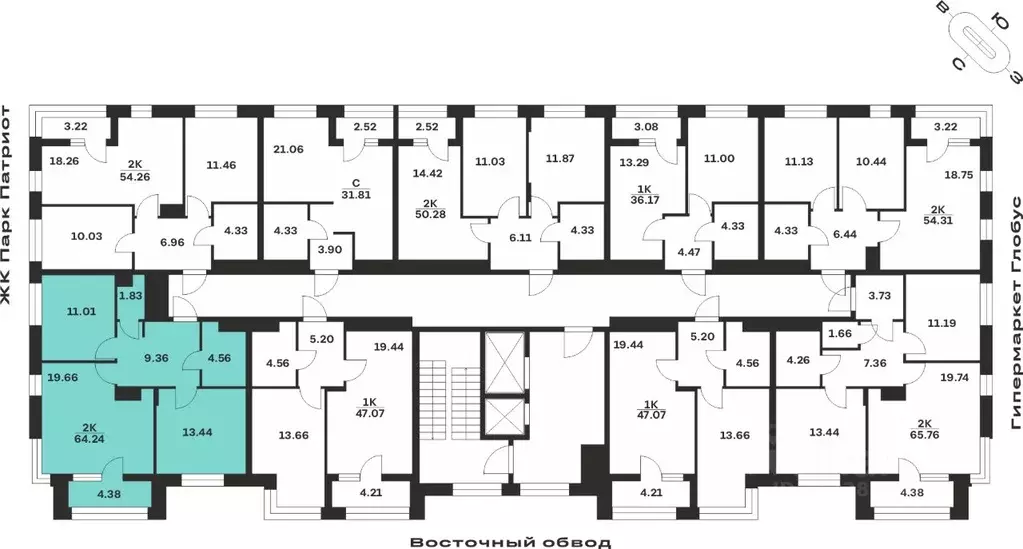 2-к кв. Тульская область, Тула городской округ, с. Осиновая Гора ул. ... - Фото 2