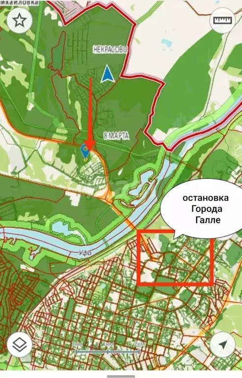 Участок в Башкортостан, Уфа ул. Райская (8.85 сот.) - Фото 1