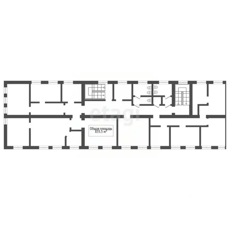 Офис в Новосибирская область, Новосибирск Бердское ш., 61 (836 м) - Фото 2