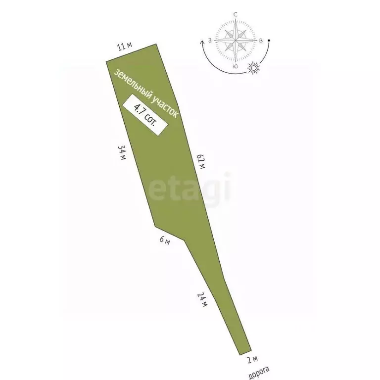 Дом в Ростовская область, Азов Азовский район, ул. Мирошниченко (56 м) - Фото 2