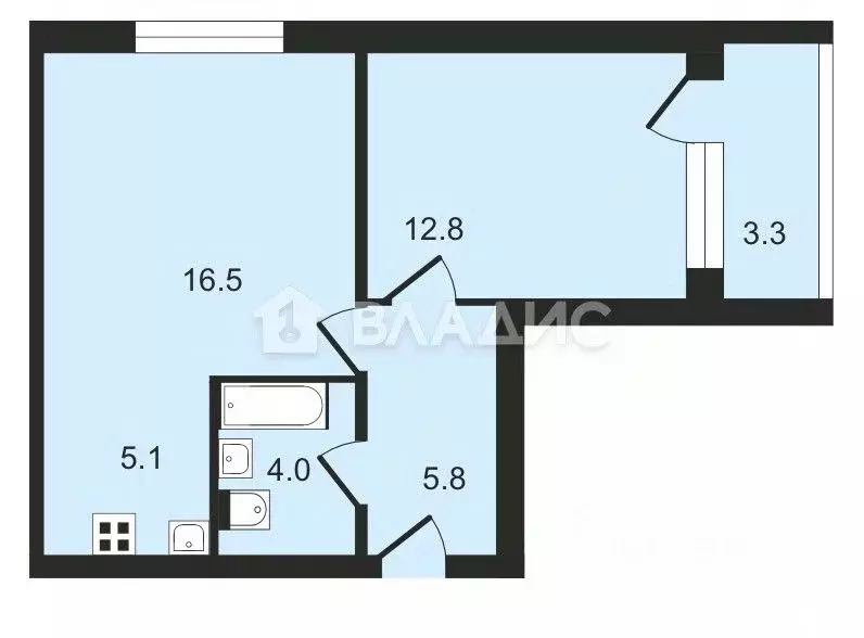 1-к кв. Владимирская область, Суздаль Советская ул., 27А (45.9 м) - Фото 0