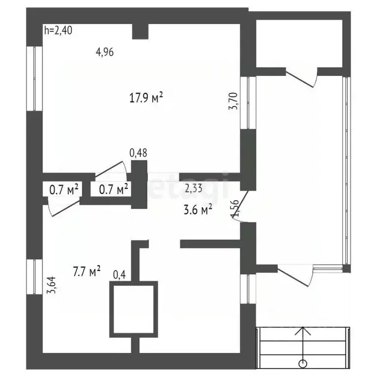 Дом в Кемеровская область, Новокузнецк Земная ул., 2А (36 м) - Фото 1
