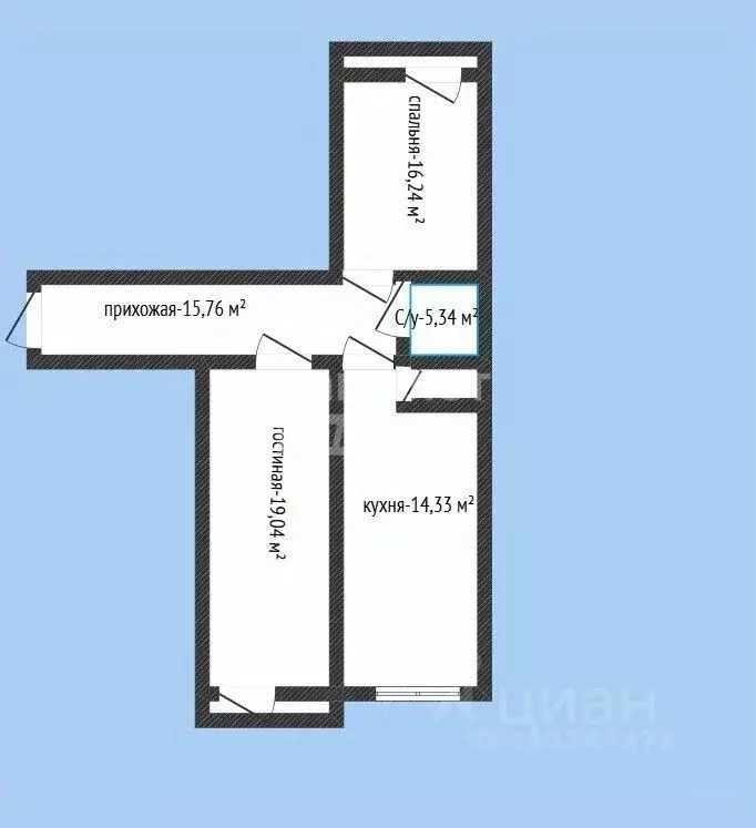 2-к кв. Дагестан, Махачкала ул. Хаджи Булача, 17Б (74.7 м) - Фото 2