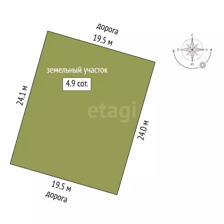 Участок в Новый Уренгой, ДНТ Северный Берег (4.93 м) - Фото 0