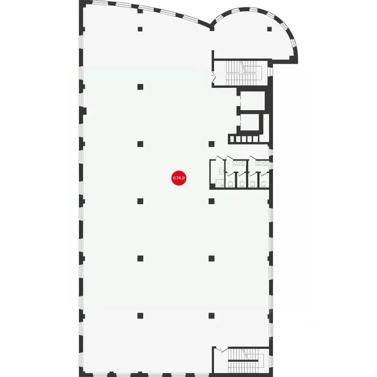 Офис в Новосибирская область, Новосибирск Первомайская ул., 43 (675 м) - Фото 1