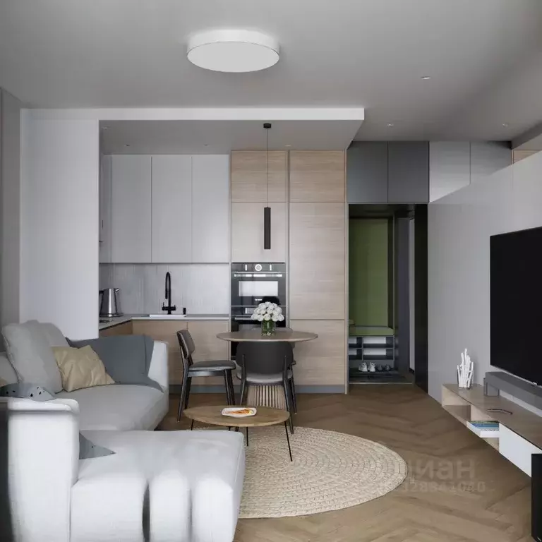 1-к кв. Москва Новоостаповская ул., 20 (37.7 м) - Фото 1