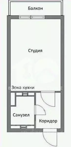 Студия Новосибирская область, Новосибирск ул. Твардовского, 22/3 (19.7 ... - Фото 2