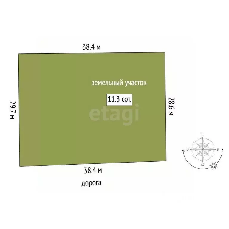 Участок в Тюменская область, Тюменский муниципальный округ, д. Ушакова ... - Фото 2