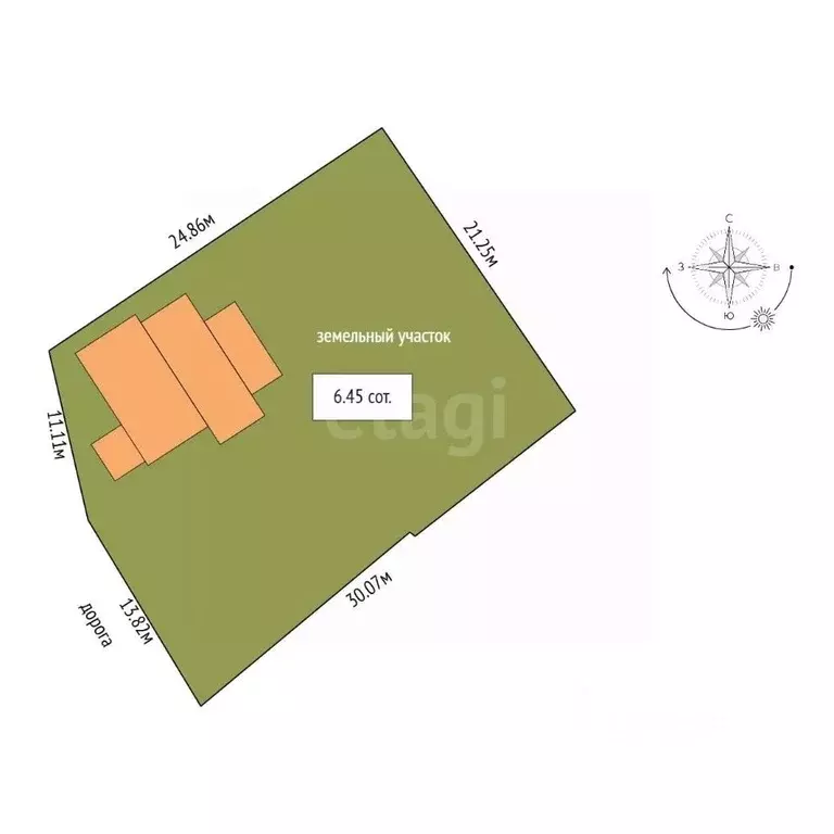 Дом в Забайкальский край, Чита Автобаза Связи СНТ, ул. Дачная, 8 (125 ... - Фото 2