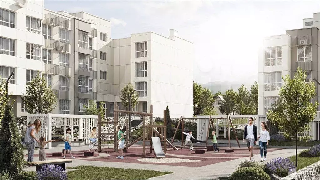 1-к. квартира, 32,8 м, 1/4 эт. - Фото 1