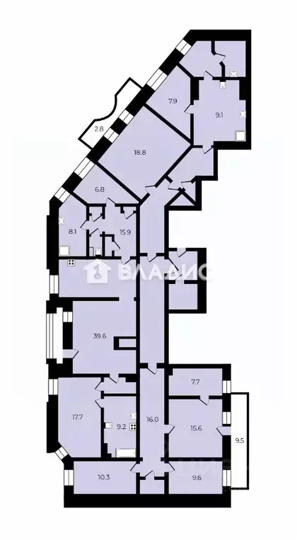 6-к кв. Санкт-Петербург Варшавская ул., 63К1 (211.0 м) - Фото 2