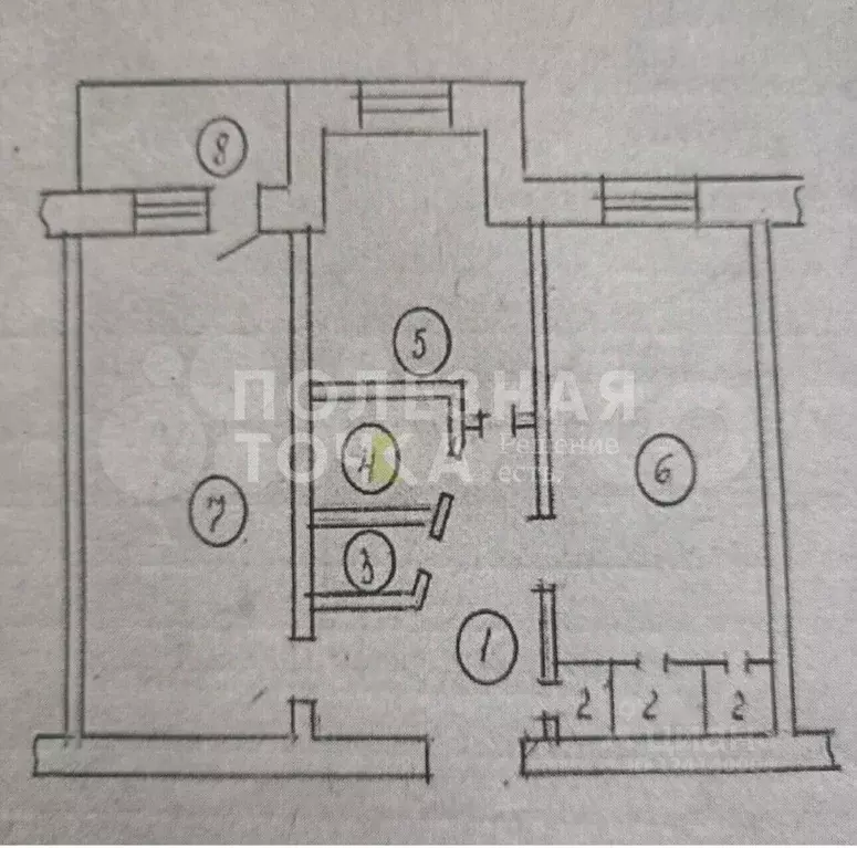2-к кв. Новгородская область, Боровичи Сушанская ул., 18 (45.9 м) - Фото 2