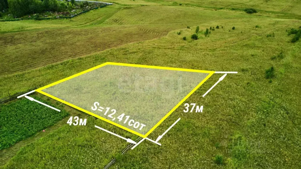 Участок в Томская область, Томский район, Богашевское с/пос, с. ... - Фото 1