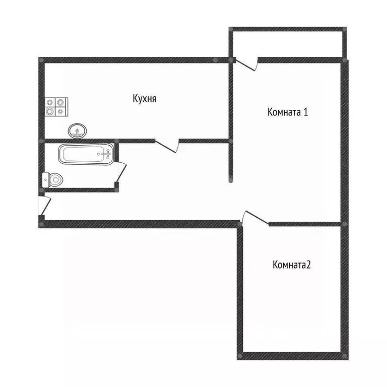 3-к кв. Смоленская область, Смоленск Автозаводская ул., 21 (58.1 м) - Фото 2
