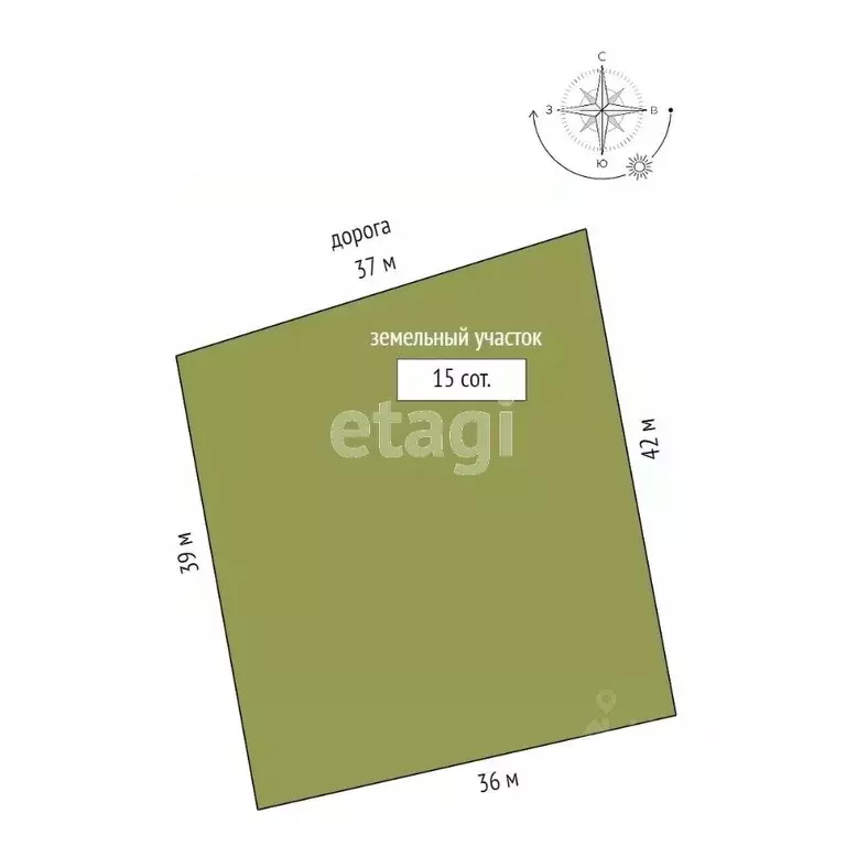 Участок в Вологодская область, д. Калинкино (Майское сельское ... - Фото 2