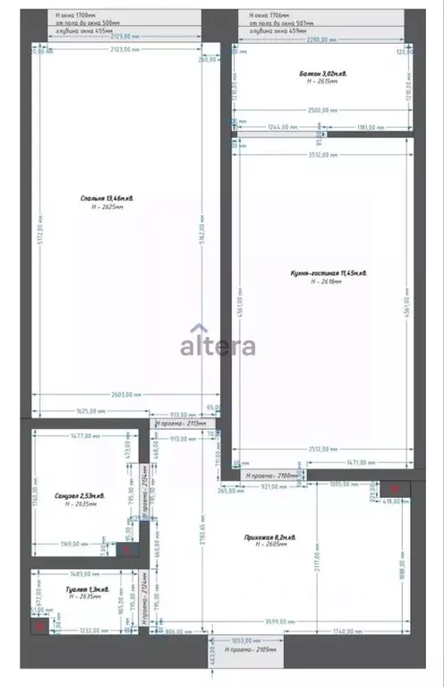 1-к кв. Татарстан, Казань ул. Рихарда Зорге, 11 (40.0 м) - Фото 1