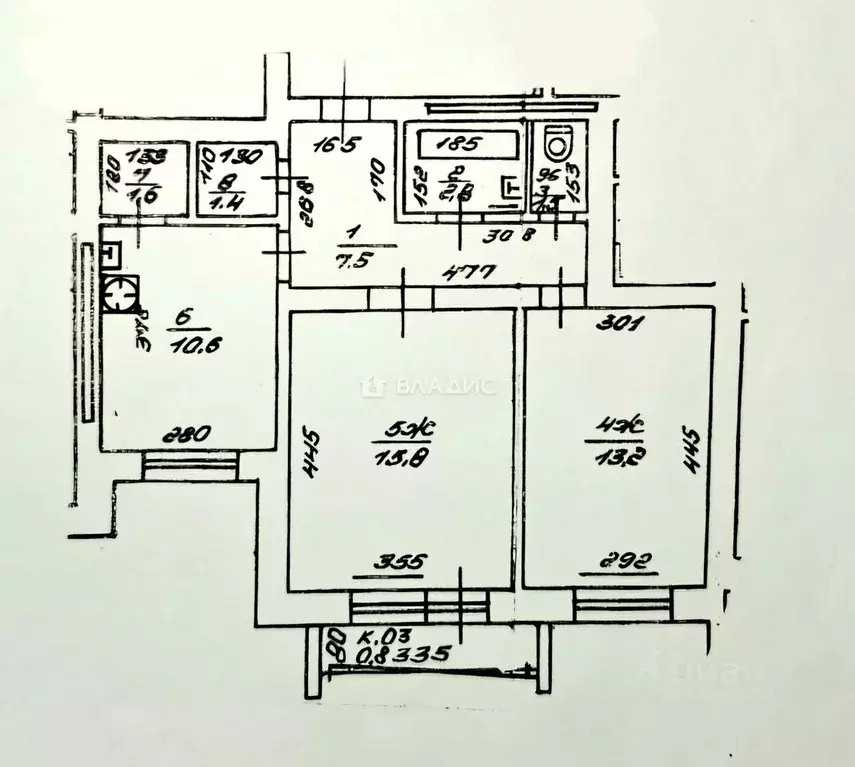 2-к кв. Калининградская область, Калининград ул. Виктора Талалихина, ... - Фото 2