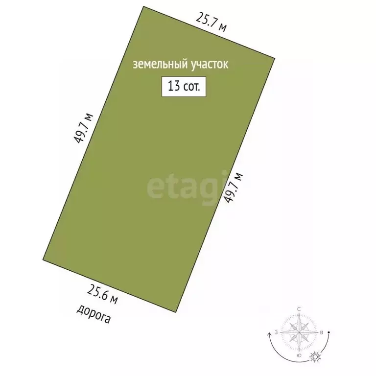 Участок в Марий Эл, Медведевский район, Пекшиксолинское с/пос, пос. ... - Фото 2