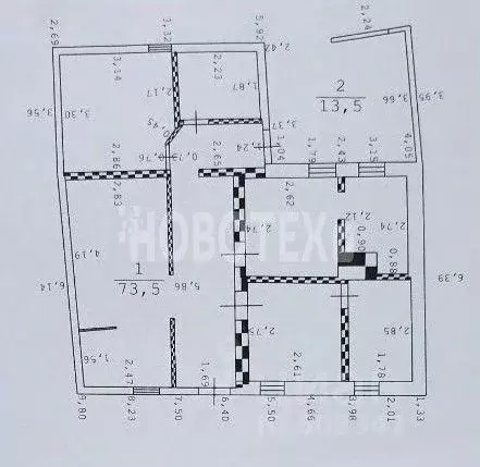 Дом в Краснодарский край, Апшеронск ул. Пушкина, 37 (87 м) - Фото 2