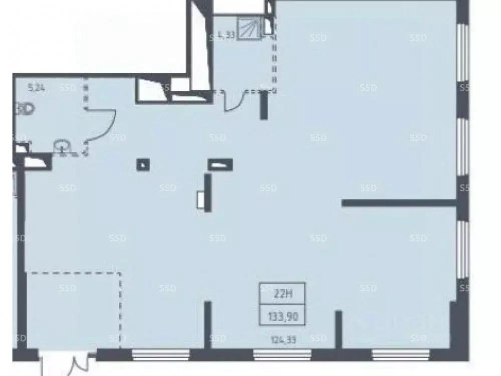 Торговая площадь в Москва пер. Любучанский, 1к1 (134 м) - Фото 2