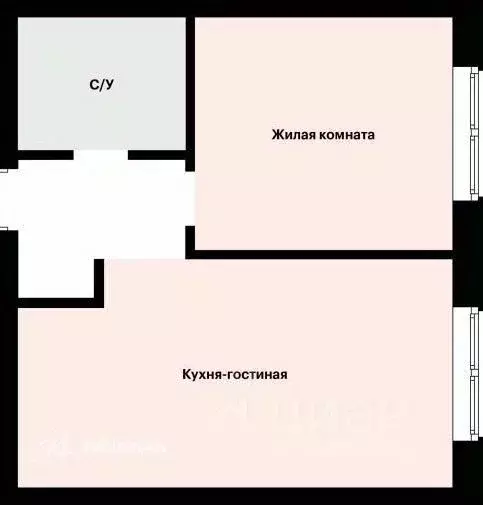 2-к кв. Московская область, Котельники Белая Дача мкр, 25к1 (38.0 м) - Фото 2