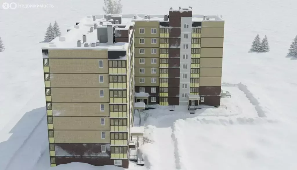 1-комнатная квартира: посёлок Красный Бор, Мирная улица, 6 (38.09 м) - Фото 1