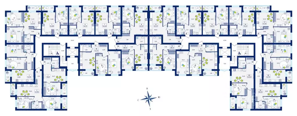 1-к кв. Калининградская область, Зеленоградск  (34.73 м) - Фото 2