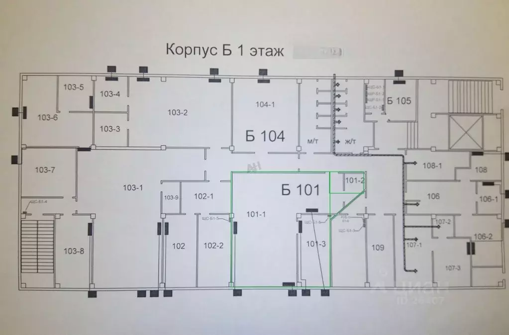 Офис в Москва Выборгская ул., 16С4 (95 м) - Фото 2