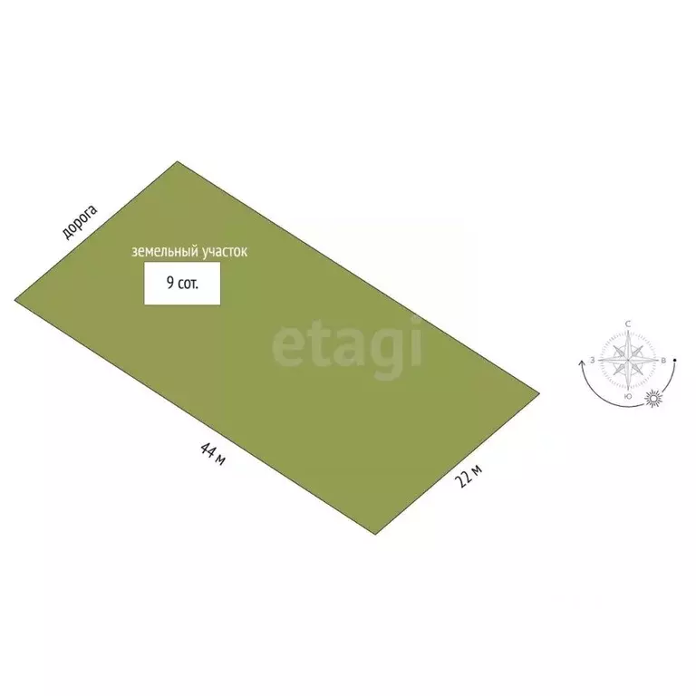 Участок в Саха (Якутия), Якутск ул. Аартык (9.0 сот.) - Фото 2