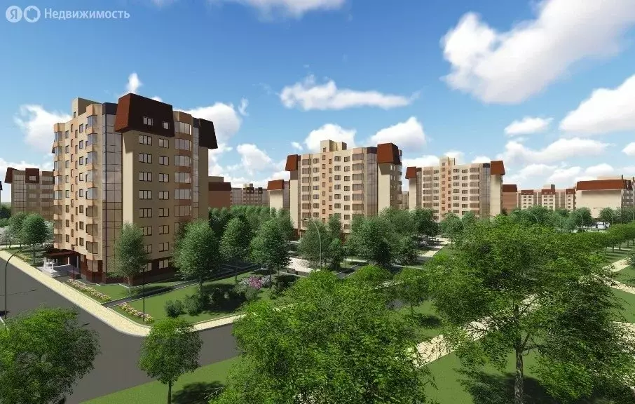 3-комнатная квартира: село Александровка, Акварельная улица, 6 (77.1 ... - Фото 1