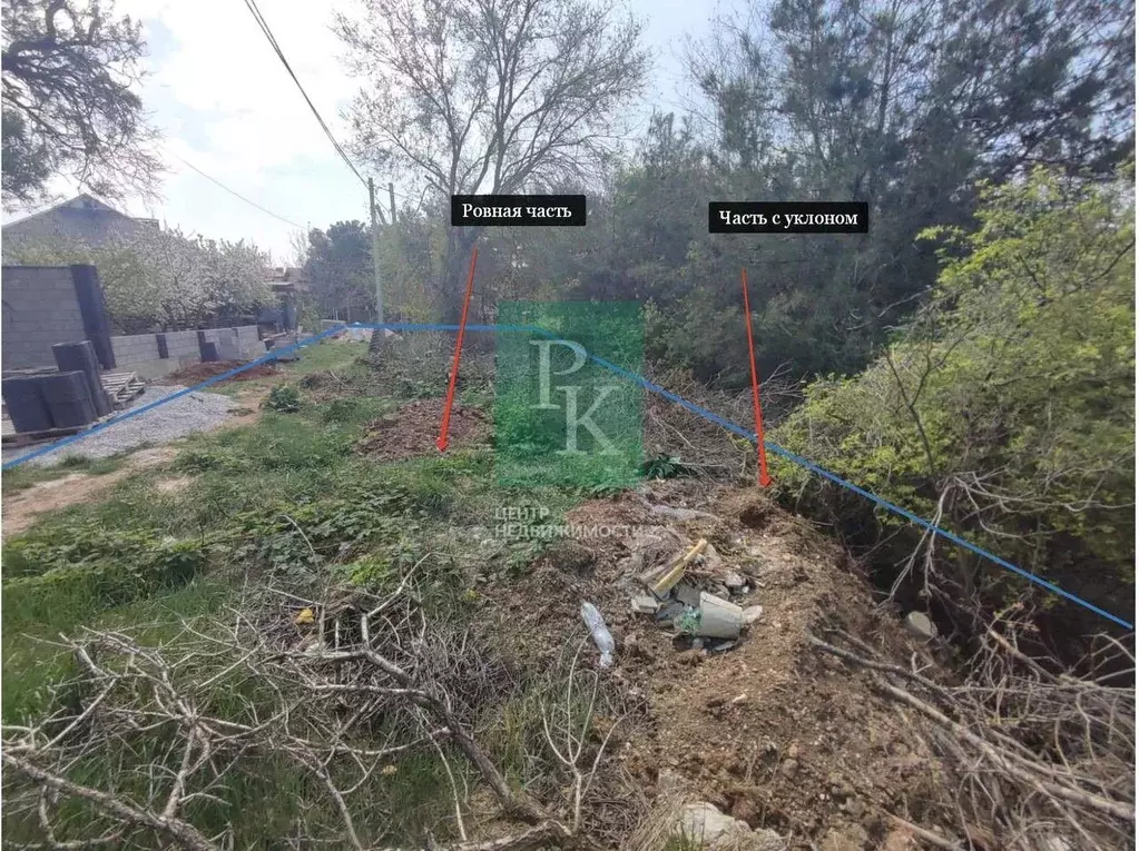 Участок в Севастополь ул. Еловая, 2А (5.72 сот.) - Фото 2