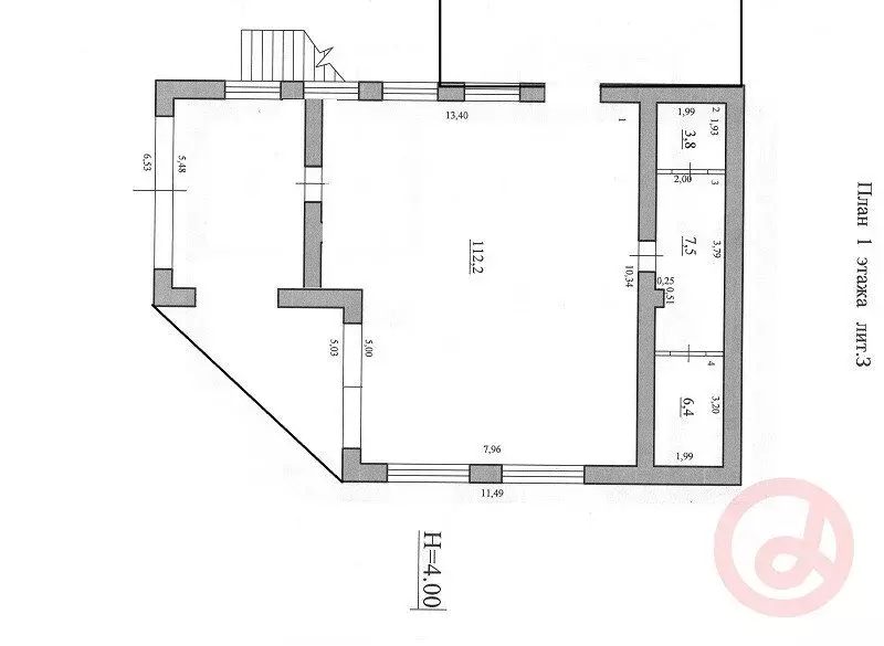 Помещение свободного назначения (190 м) - Фото 1