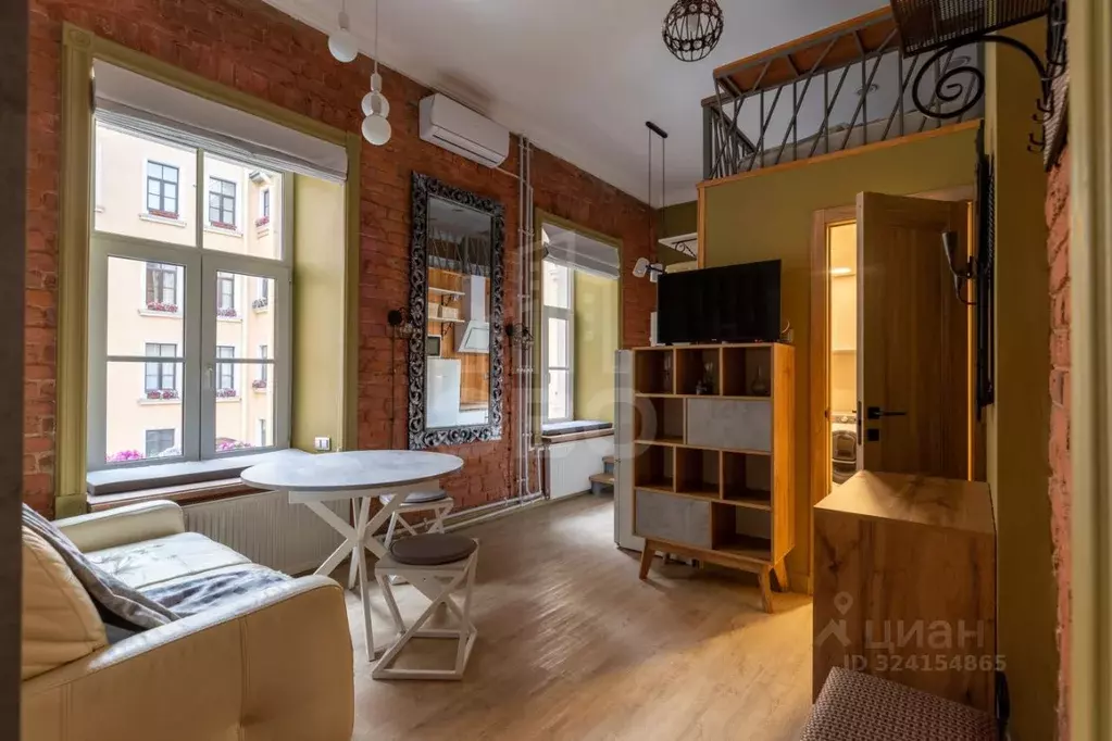 Студия Санкт-Петербург Боровая ул., 34/24 (26.2 м) - Фото 1