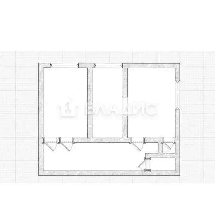 2-к кв. Пензенская область, Пенза ул. Минская, 16А (46.0 м) - Фото 1