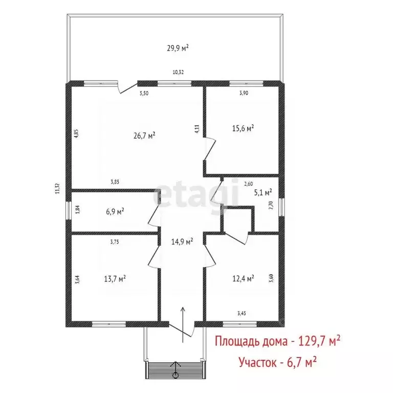 Дом в Свердловская область, Белоярский муниципальный округ, пос. ... - Фото 1