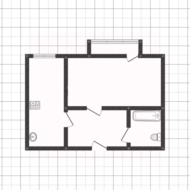 1-к кв. Липецкая область, Липецк ул. С.Л. Коцаря, 12 (47.0 м) - Фото 2